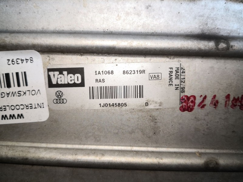 Recambio de intercooler para volkswagen golf iv berlina (1j1) básico | 0.97 - ... referencia OEM IAM   