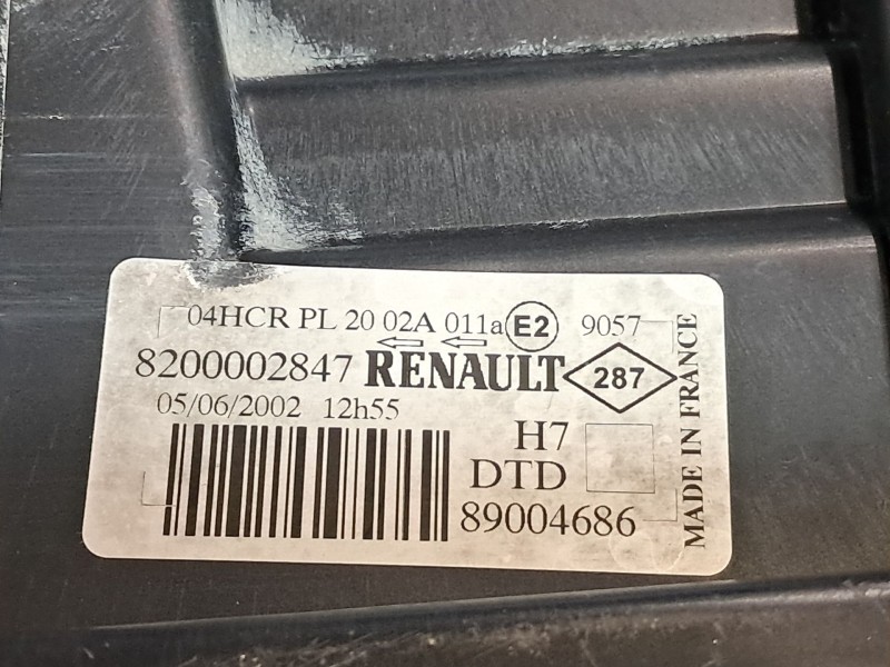 Recambio de faro derecho para renault laguna ii (bg0) 1.8 cat referencia OEM IAM   
