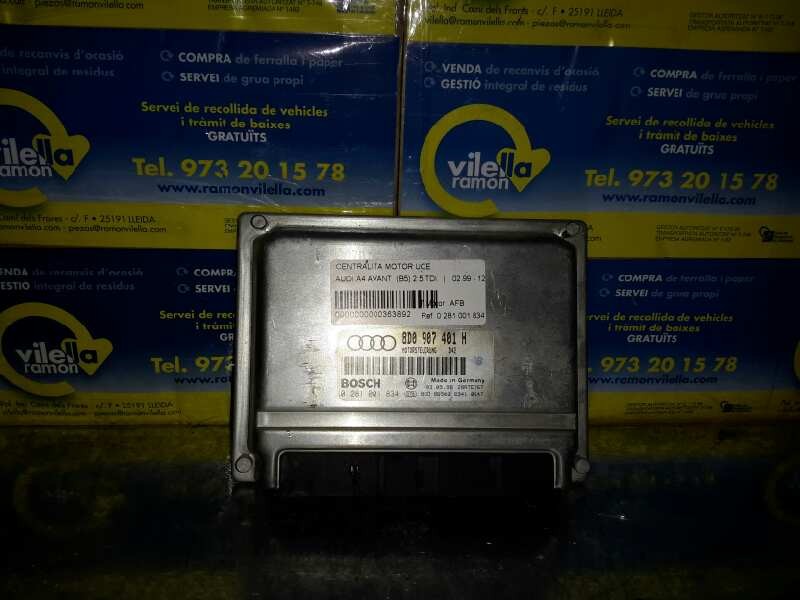 Recambio de centralita motor uce para audi a4 avant (b5) 2.5 tdi | 02.99 - 12.01 a4 avant (b5) 2.5 tdi | 02.99 - 12.01 referenci