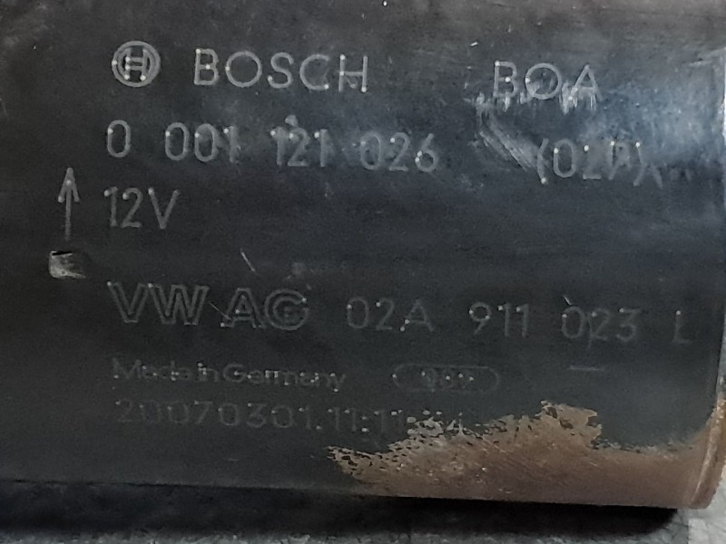 Recambio de motor arranque para volkswagen new beetle (9c1/1c1) 2.0 referencia OEM IAM 0001121026  