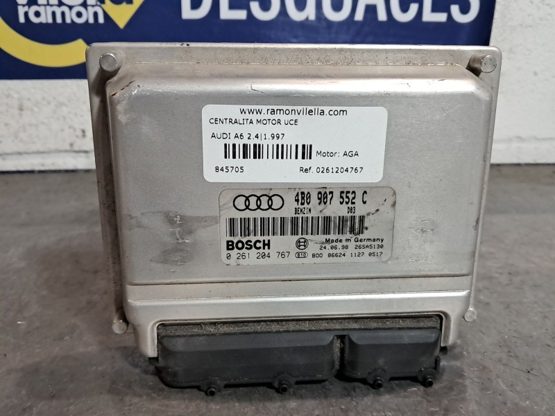 Recambio de centralita motor uce para audi a6 2.4 referencia OEM IAM 0261204767 4B0907552C 26SA5130