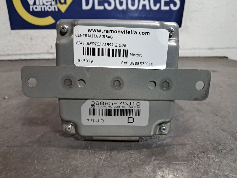 Recambio de centralita airbag para fiat sedici (189) referencia OEM IAM 3888579J10  
