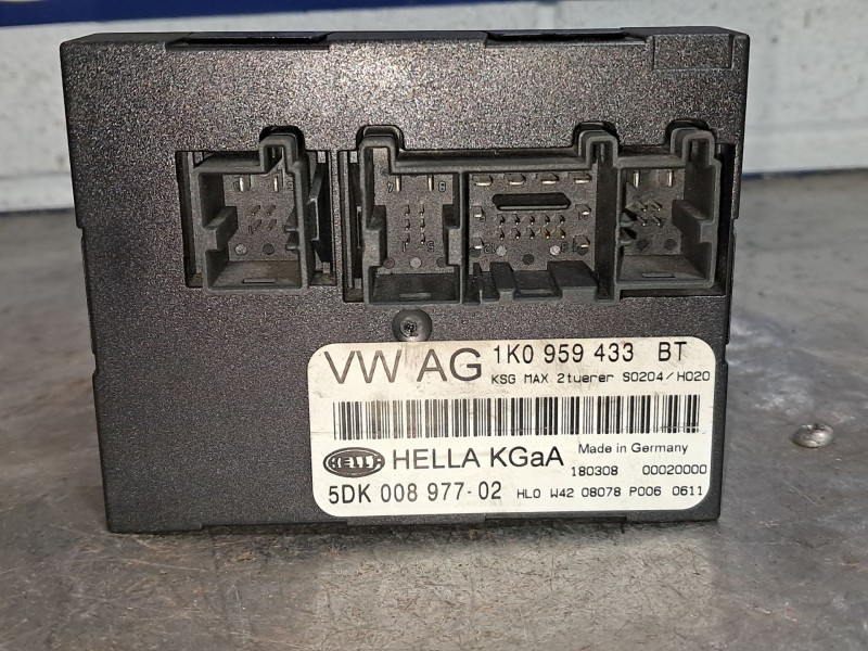 Recambio de centralita confort para volkswagen jetta (1k2)  | 0.05 - ...  | 0.05 - ... referencia OEM IAM 1K0959433BT 5DK0089770