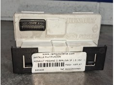 Recambio de pantalla multifuncion para renault megane ii berlina 3p 1.6 16v | 0.02 - 0.09 1.6 16v | 0.02 - 0.09 referencia OEM I 2