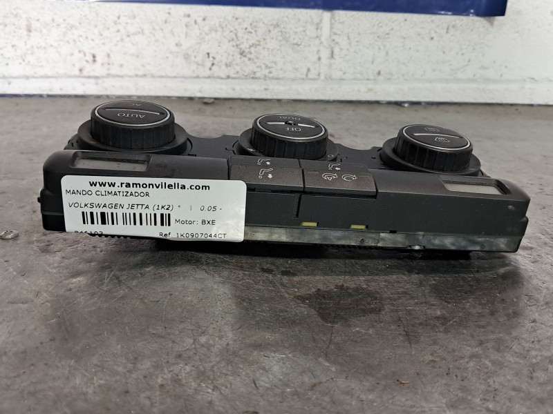 Recambio de mando climatizador para volkswagen jetta (1k2)  | 0.05 - ...  | 0.05 - ... referencia OEM IAM 1K0907044CT  