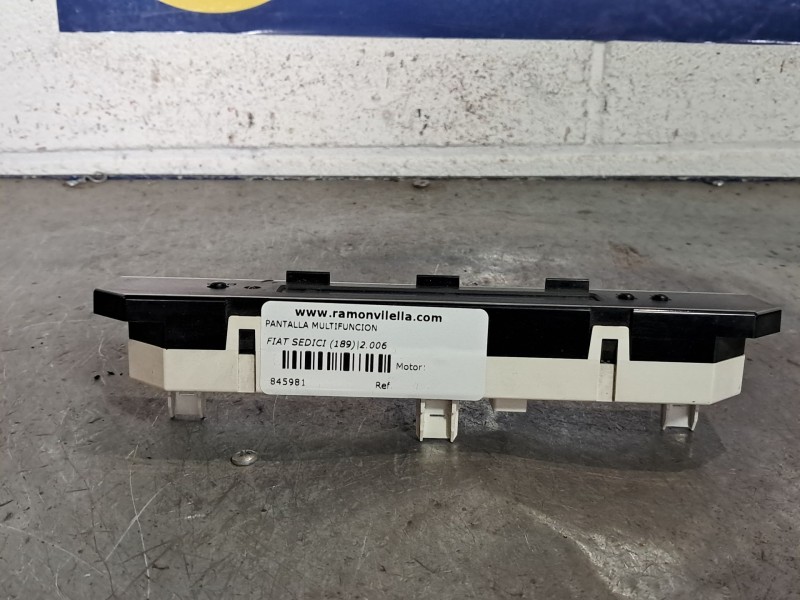Recambio de pantalla multifuncion para fiat sedici (189) referencia OEM IAM   