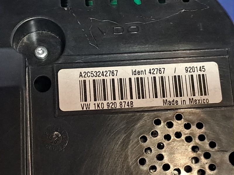 Recambio de cuadro instrumentos para volkswagen jetta (1k2)  | 0.05 - ...  | 0.05 - ... referencia OEM IAM 1K0920874B  