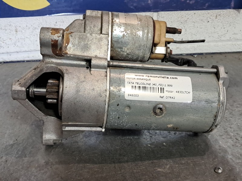 Recambio de motor arranque para tata telcoline (40_fd) 2.0 tdic 4x4 referencia OEM IAM D7R42  