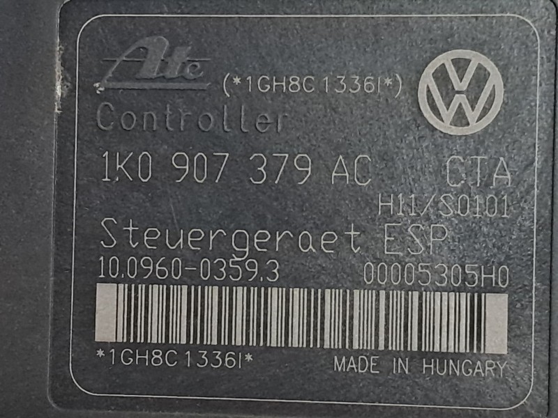 Recambio de abs para volkswagen jetta (1k2)  | 0.05 - ...  | 0.05 - ... referencia OEM IAM 1K0907379AC  