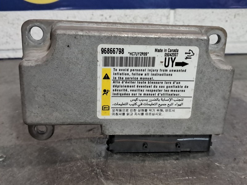 Recambio de centralita airbag para chevrolet captiva 2.0 vcdi ls referencia OEM IAM 96866798  