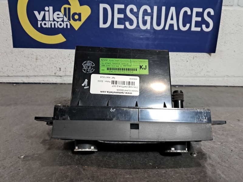Recambio de mando climatizador para chevrolet captiva 2.0 vcdi ls referencia OEM IAM 96873528  