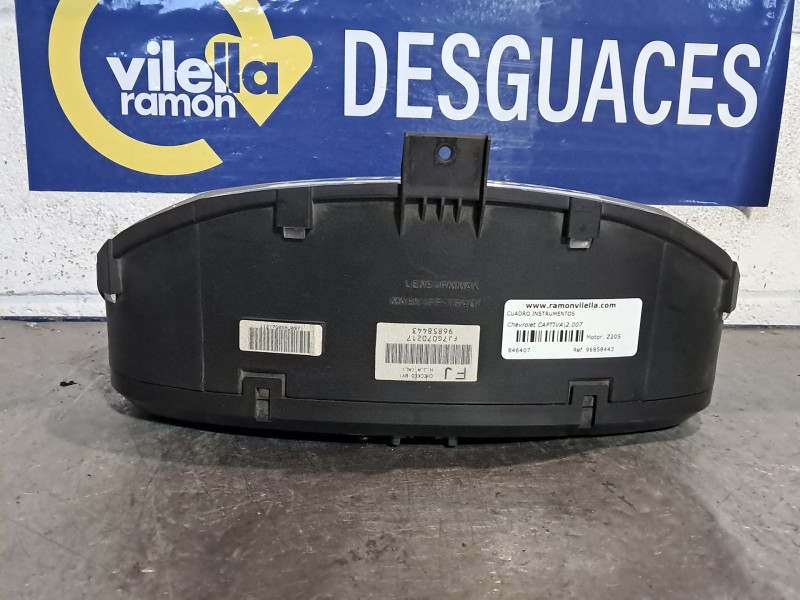 Recambio de cuadro instrumentos para chevrolet captiva 2.0 vcdi ls referencia OEM IAM 96858443  