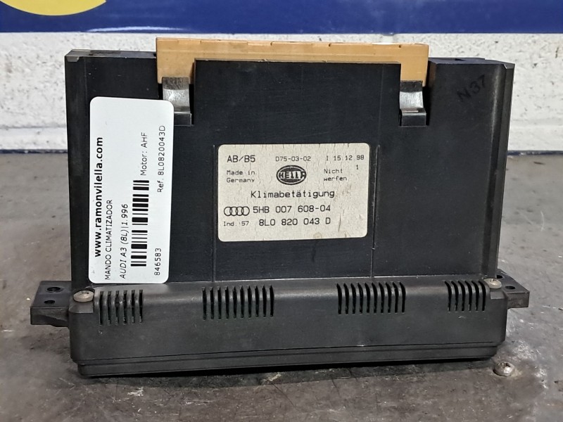 Recambio de mando climatizador para audi a3 (8l) 1.9 tdi referencia OEM IAM 8L0820043D  
