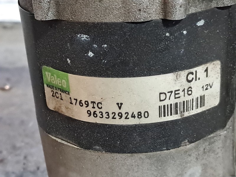Recambio de motor arranque para citroen saxo 1.4 vts referencia OEM IAM D7E16 9633292490 CI1
