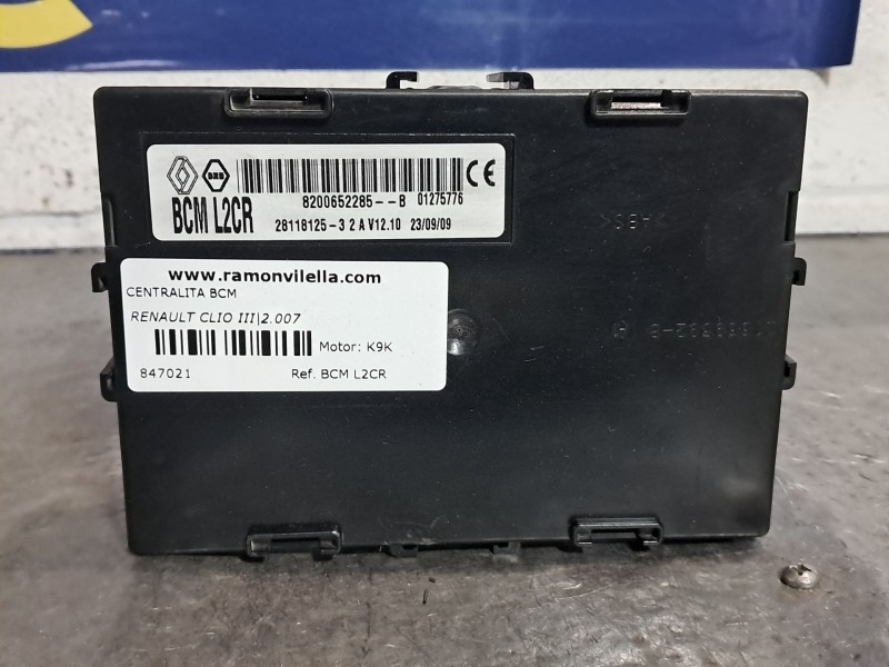 Recambio de centralita bcm para renault clio iii authentique referencia OEM IAM BCML2CR  