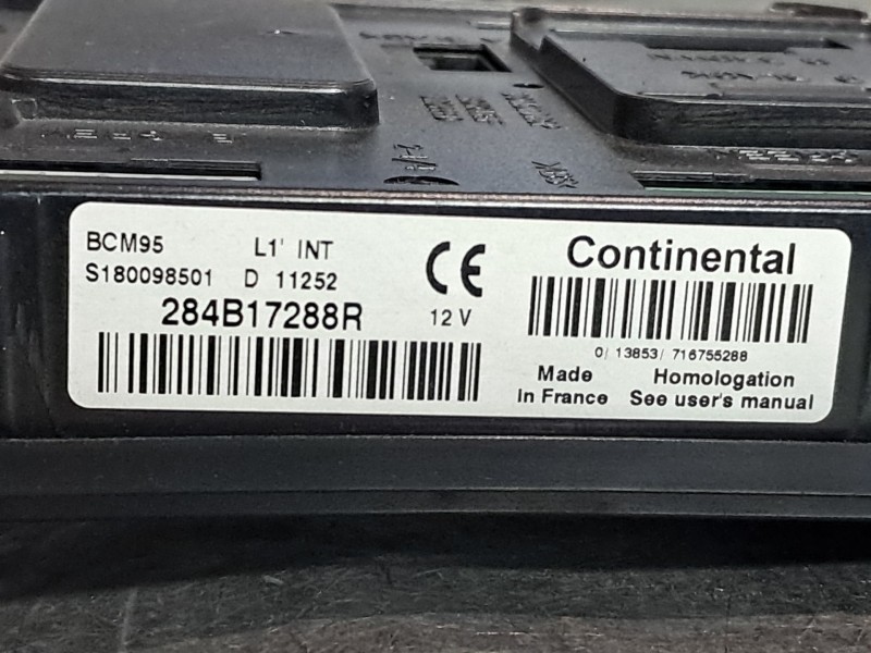 Recambio de centralita bcm para renault scenic iii authentique referencia OEM IAM 95L1  