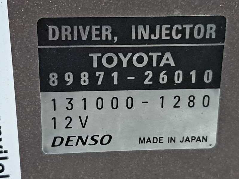 Recambio de centralita bomba inyeccion para toyota rav 4 (a2) referencia OEM IAM 8987126010 1310001280 