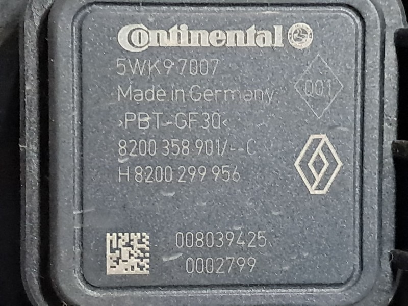 Recambio de caudalimetro para renault clio iii  | 0.05 - ...  | 0.05 - ... referencia OEM IAM 5WK97007  