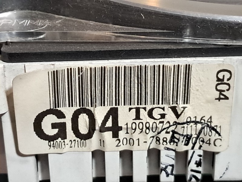 Recambio de cuadro instrumentos para hyundai coupe (j2) 1.6 16v referencia OEM IAM 19980722 G04 9400327100