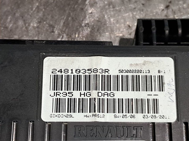 Recambio de cuadro instrumentos para renault scenic iii authentique referencia OEM IAM 248103583R  