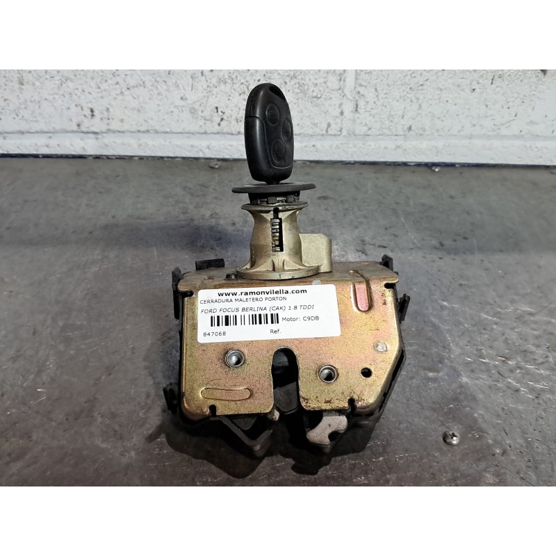 Recambio de cerradura maletero porton para ford focus berlina (cak) 1.8 tddi turbodiesel cat | 0.98 - ... 1.8 tddi turbodiesel c