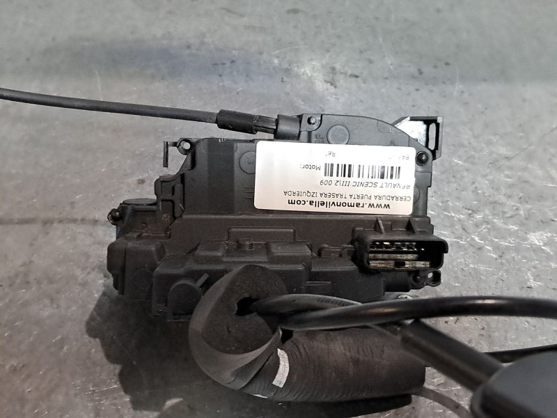 Recambio de cerradura puerta trasera izquierda para renault scenic iii authentique referencia OEM IAM   