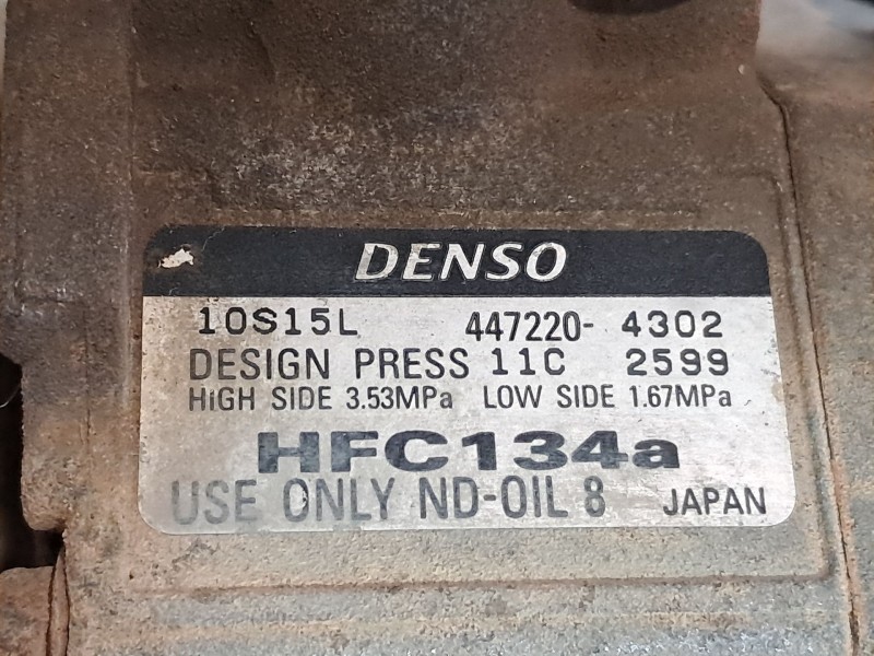 Recambio de compresor aire acondicionado para toyota rav 4 (a2) referencia OEM IAM 4472204302  