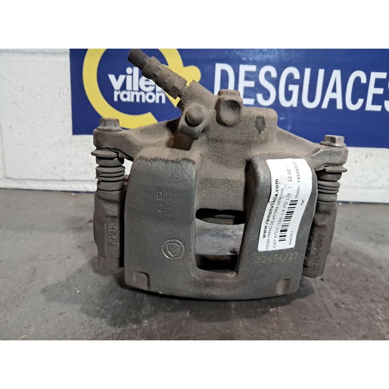 Recambio de pinza freno delantera derecha para fiat stilo (192) 1.9 jtd 115 | 12.02 - ... 1.9 jtd 115 | 12.02 - ... referencia O