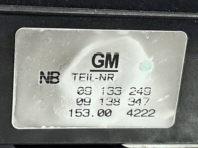 Recambio de mando luces para opel zafira 1.8 16v elegance referencia OEM IAM 09133249 09138347  Recambio de mando luces para opel zafira 1.8 16v elegance referencia OEM IAM 09133249 09138347