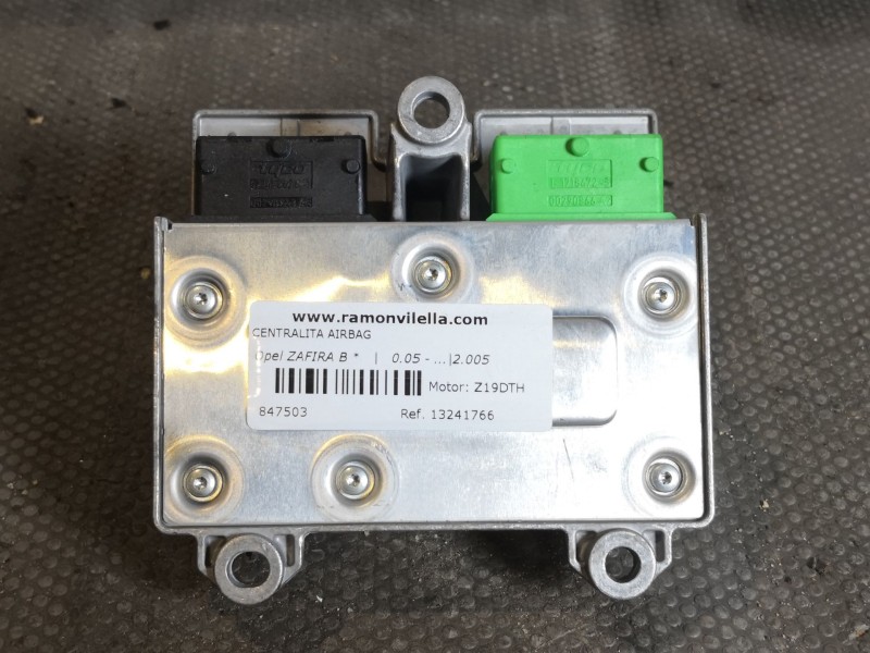 Recambio de centralita airbag para opel zafira b  | 0.05 - ...  | 0.05 - ... referencia OEM IAM 13241766  