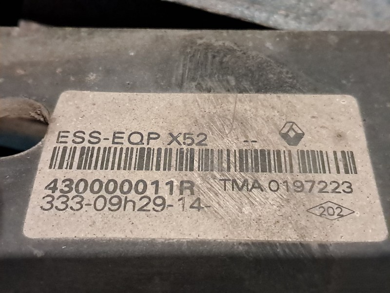 Recambio de puente trasero para dacia sandero (10.2011 )  | 0.12 - ... (10.2011 )  | 0.12 - ... referencia OEM IAM 430000011R  