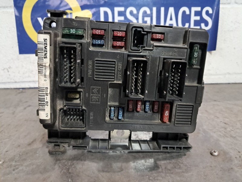 Recambio de centralita bcm para peugeot 206 berlina xn referencia OEM IAM BCMB2 9643498980 S118470002D