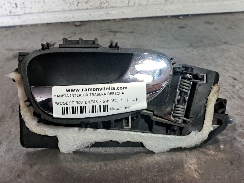 Recambio de maneta interior trasera derecha para peugeot 307 break / sw (s1)  | ...  | ... referencia OEM IAM   