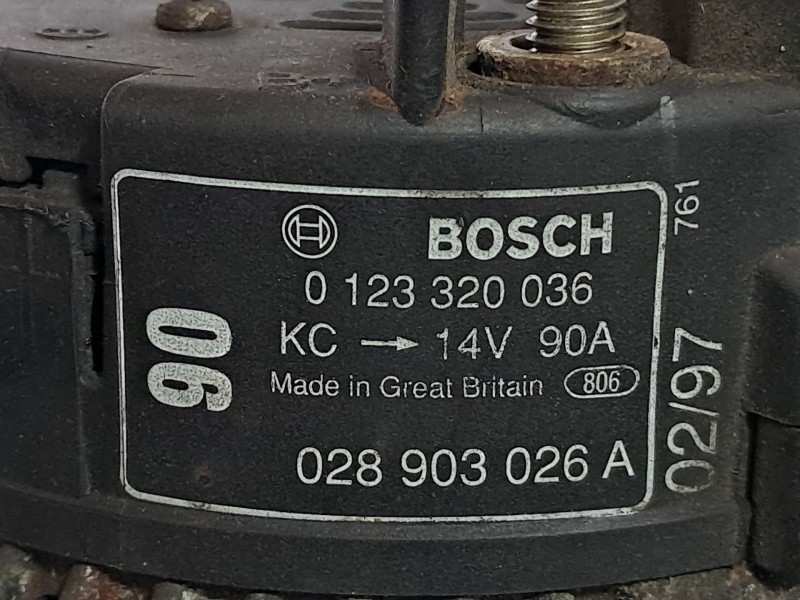 Recambio de alternador para seat ibiza (6k1) 1.4 referencia OEM IAM 0123320036 028903026A 14V 90A