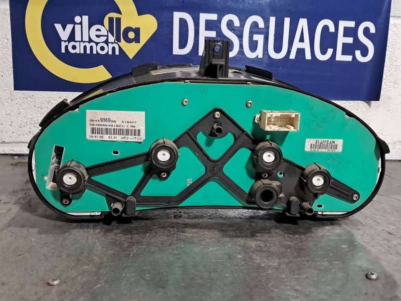 Recambio de cuadro instrumentos para peugeot 206 berlina xn referencia OEM IAM 9645096080 WF2JJT12 