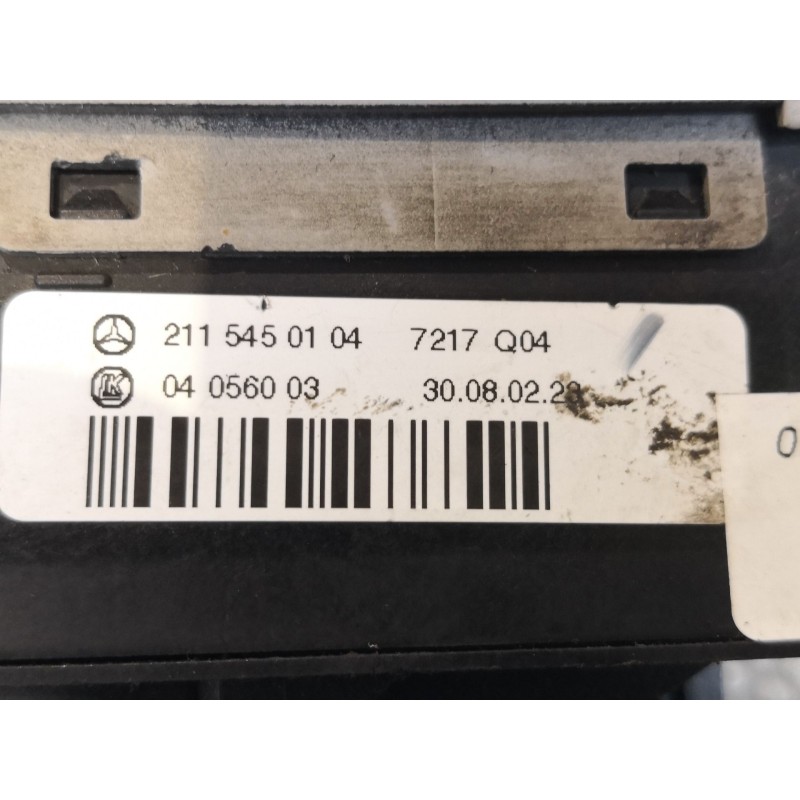 Recambio de mando luces para mercedes clase e (w211) berlina e 270 cdi (211.016) | 01.02 - 12.05 e 270 cdi (211.016) | 01.02 - 1
