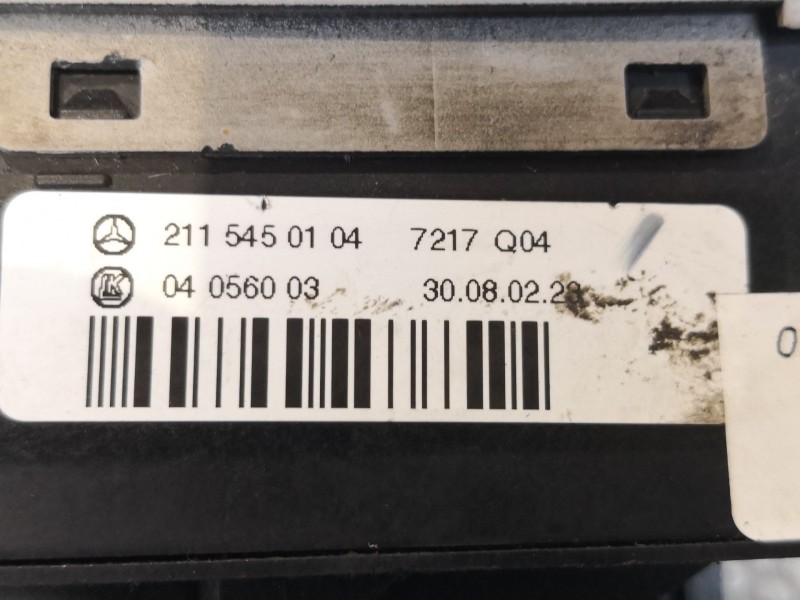 Recambio de mando luces para mercedes clase e (w211) berlina e 270 cdi (211.016) | 01.02 - 12.05 e 270 cdi (211.016) | 01.02 - 1