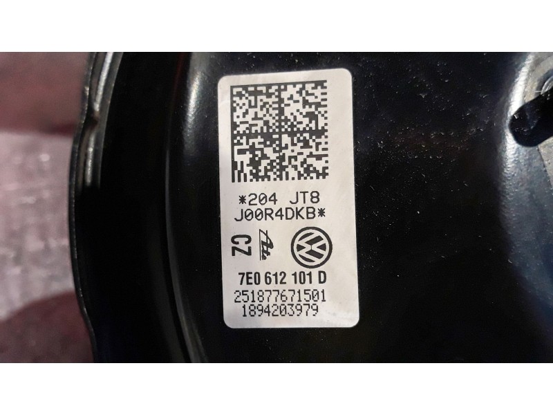Recambio de servofreno para volkswagen caravelle corto 2.0 115 trendline referencia OEM IAM 7E0612101D 251877671501 