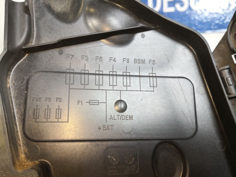 Recambio de caja reles fusibles para citroen c3 attraction referencia OEM IAM 9801148280  