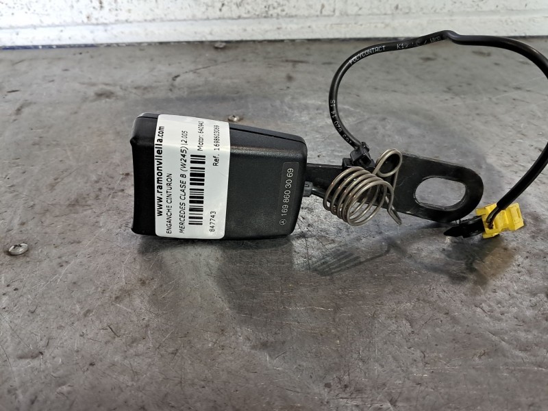 Recambio de enganche cinturon para mercedes clase b (w245) 180 cdi (245.207) referencia OEM IAM 1698603069 605657700A 