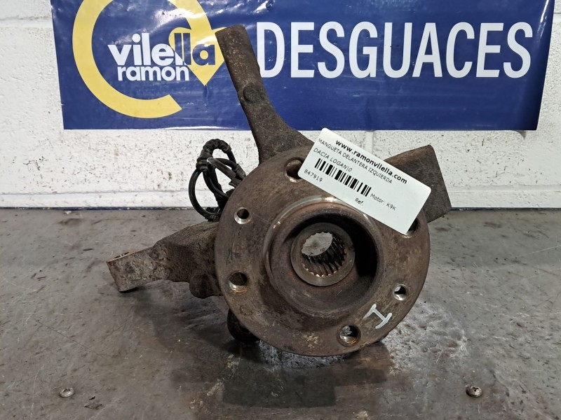 Recambio de mangueta delantera izquierda para dacia logan referencia OEM IAM   