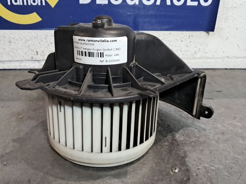 Recambio de motor calefaccion para renault kangoo furgon confort 1.5dci 85 referencia OEM IAM BL0230006  