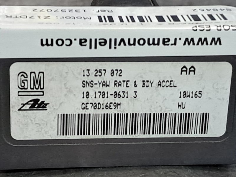 Recambio de sensor esp para opel zafira b  | 0.05 - ...  | 0.05 - ... referencia OEM IAM 13257072  