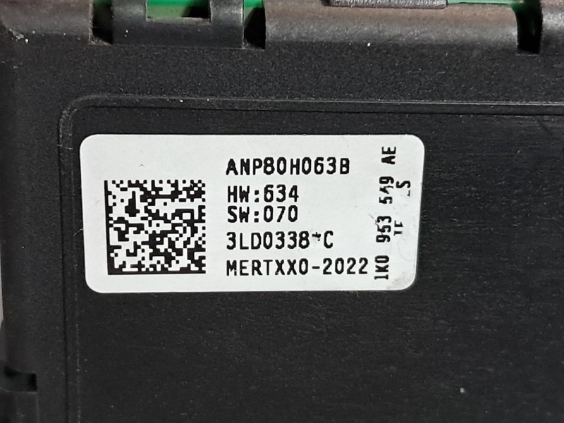 Recambio de centralita luces para seat leon (1p1)  | 0.05 - ...  | 0.05 - ... referencia OEM IAM 1K0953569AE  