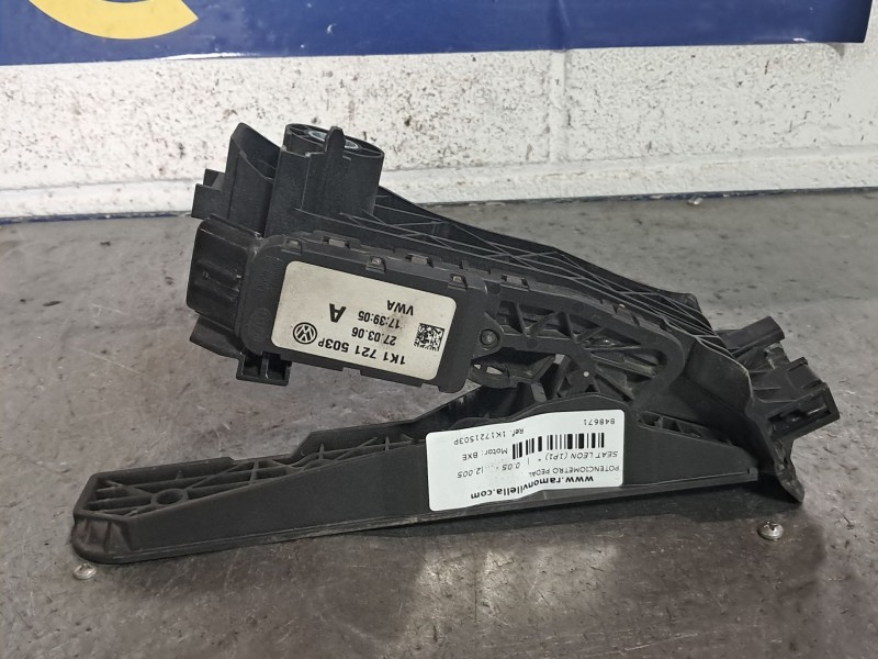 Recambio de potenciometro pedal para seat leon (1p1)  | 0.05 - ...  | 0.05 - ... referencia OEM IAM 1K1721503P  