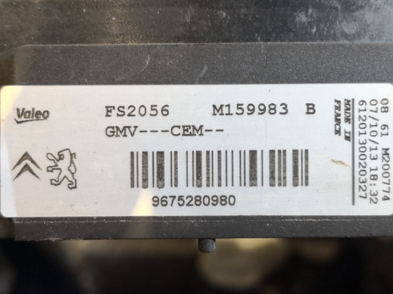 Recambio de electroventilador para citroen c3 attraction referencia OEM IAM 9675280980  