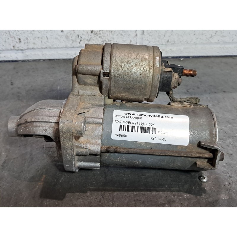 Recambio de motor arranque para fiat doblo (119) 1.3 16v jtd actual multijet referencia OEM IAM D6G1  