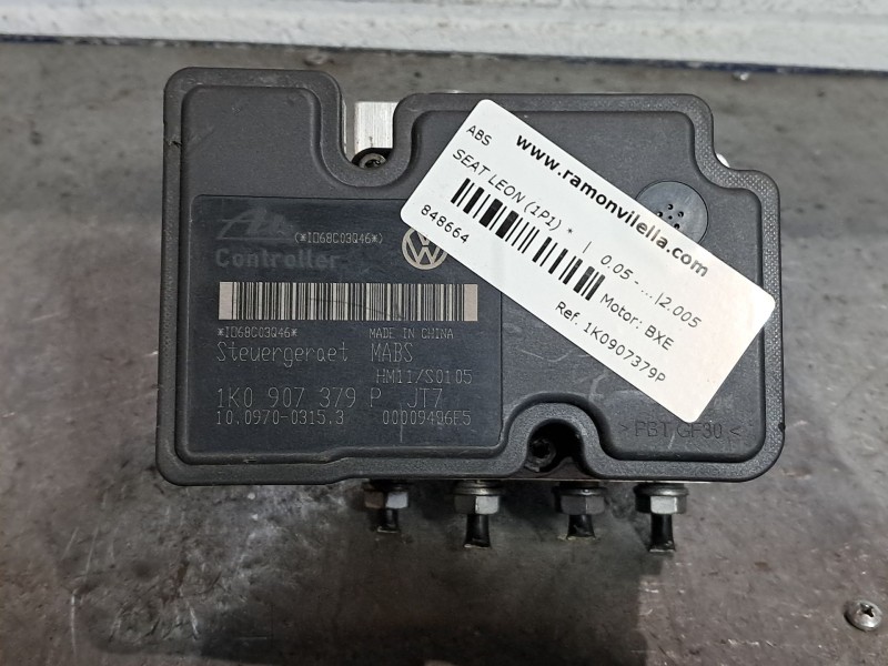 Recambio de abs para seat leon (1p1)  | 0.05 - ...  | 0.05 - ... referencia OEM IAM 1K0907379P  