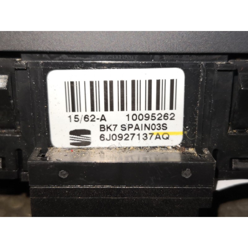 Recambio de botonera para seat ibiza (6j5) 1.6 tdi | 0.08 - ... 1.6 tdi | 0.08 - ... referencia OEM IAM 6J0927137AQ  