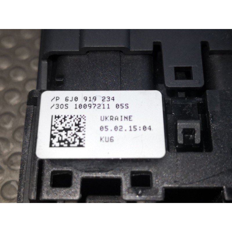 Recambio de boton para seat ibiza (6j5) 1.6 tdi | 0.08 - ... 1.6 tdi | 0.08 - ... referencia OEM IAM 6J0919234  